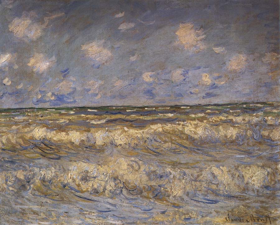 Claude Monet Rough Sea